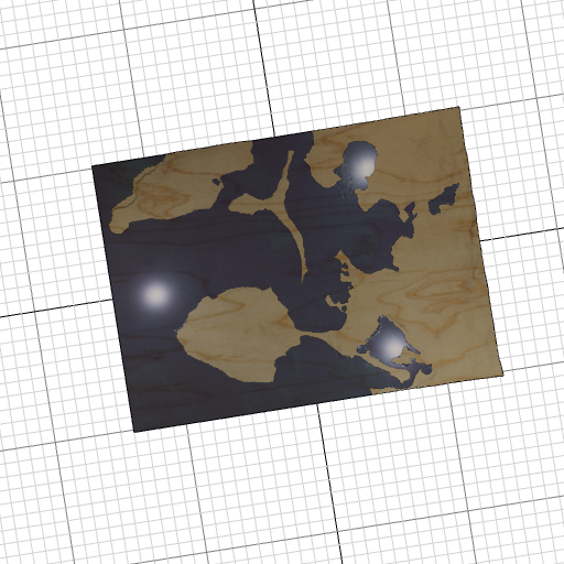 Custom 3d wooden map of Barnstable County,Massachusetts,United States