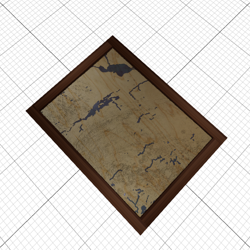 Custom 3d wooden map of Orleans County,Vermont,United States