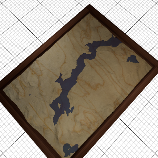 Custom 3d wooden map of Oxford County,Maine,United States