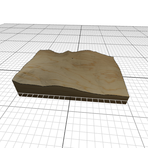 Custom 3d wooden map of Coos County,New Hampshire,United States