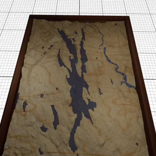 Custom 3d wooden map of Western Connecticut Planning Region,Connecticut,United States