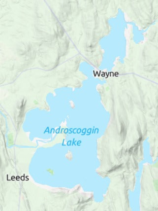 Custom 3d wooden map of Kennebec County,Maine,United States