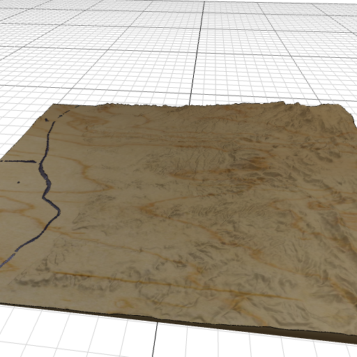 Custom 3d wooden map of Socorro County,New Mexico,United States