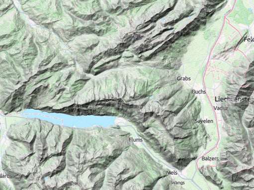 Custom 3d wooden map of Toggenburg District,St. Gallen,Switzerland