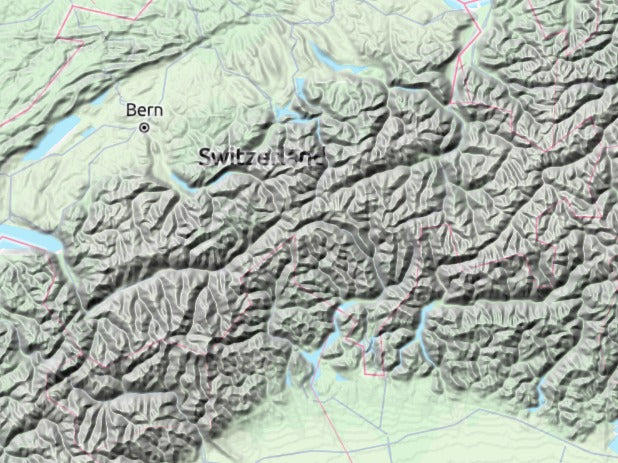 Custom 3d wooden map of Vallemaggia District,Ticino,Switzerland
