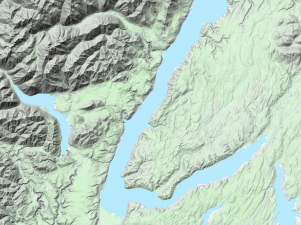 Custom 3d wooden map of Mason County,Washington,United States
