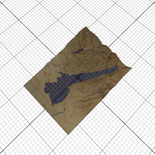 Custom 3d wooden map of Province of Brescia,Lombardy,Italy