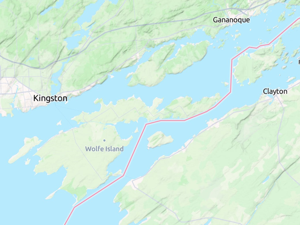 Custom 3d wooden map of Jefferson County,New York,United States