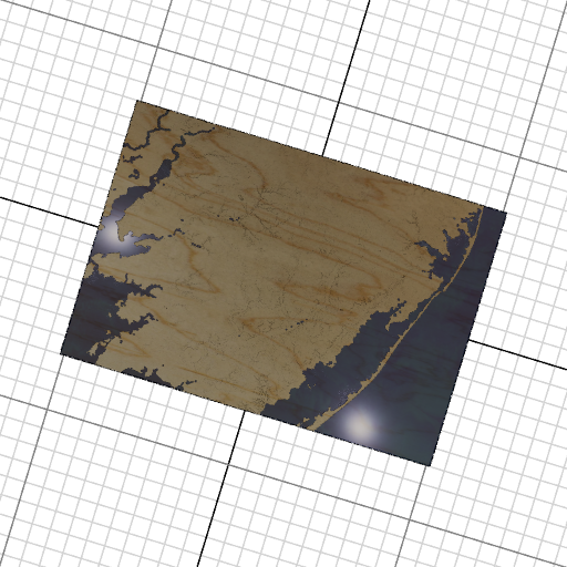 Custom 3d wooden map of Worcester County,Maryland,United States