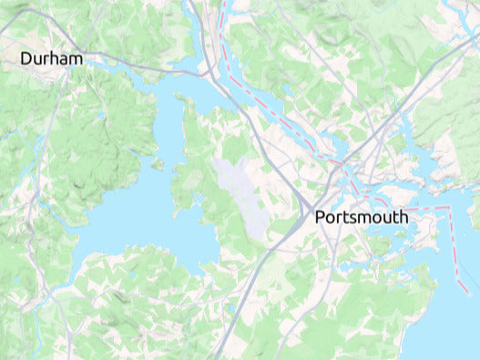 Custom 3d wooden map of Rockingham County,New Hampshire,United States