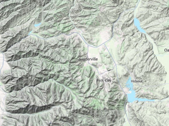 Custom 3d wooden map of Summit County,Utah,United States