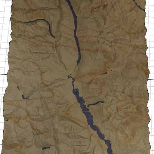 Custom 3d wooden map of Columbia-Shuswap,British Columbia,Canada