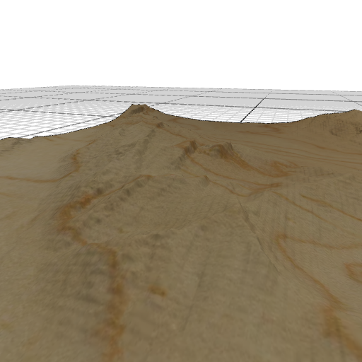 Custom 3d wooden map of Bighorn No. 8,Alberta,Canada