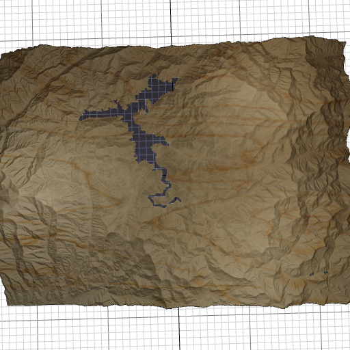 Custom 3d wooden map of Macon County,North Carolina,United States