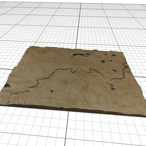 Custom 3d wooden map of Merrimack County,New Hampshire,United States