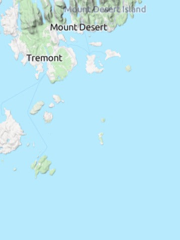 Custom 3d wooden map of Hancock County,Maine,United States