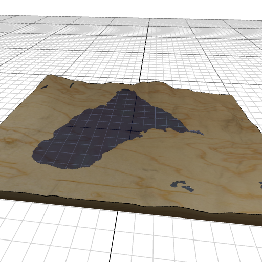 Custom 3d wooden map of Cheshire County,New Hampshire,United States