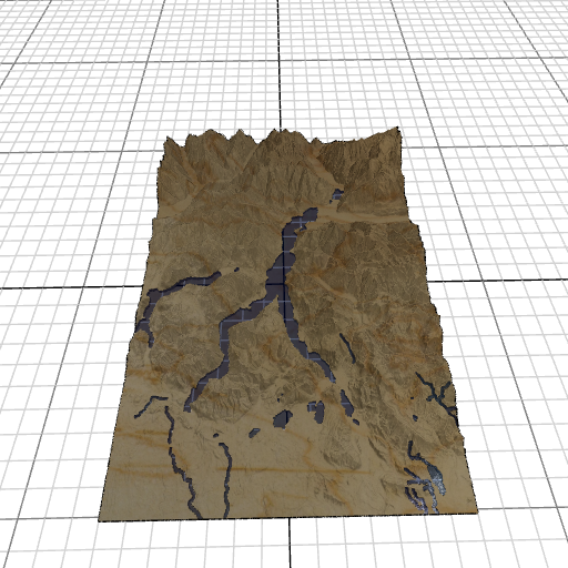 Custom 3d wooden map of Provincia di Lecco,Lombardia,Italy