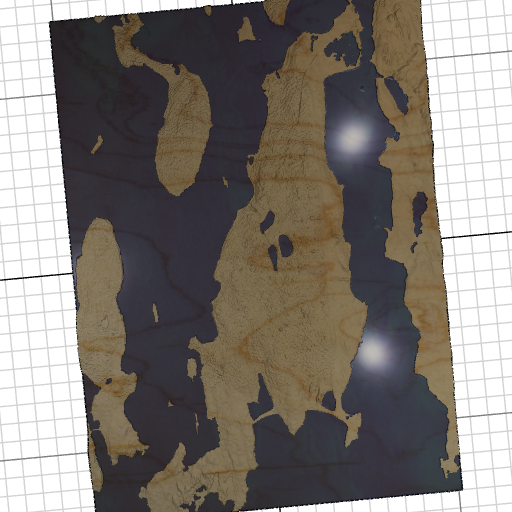 Custom 3d wooden map of Newport County,Rhode Island,United States
