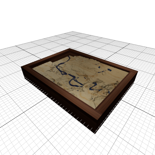 Custom 3d wooden map of Chittenden County,Vermont,United States