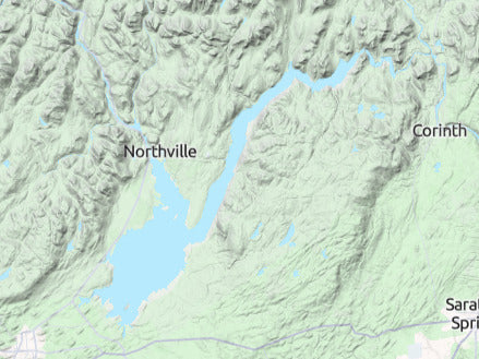 Custom 3d wooden map of Saratoga County,New York,United States