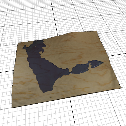 Custom 3d wooden map of Caledonia County,Vermont,United States