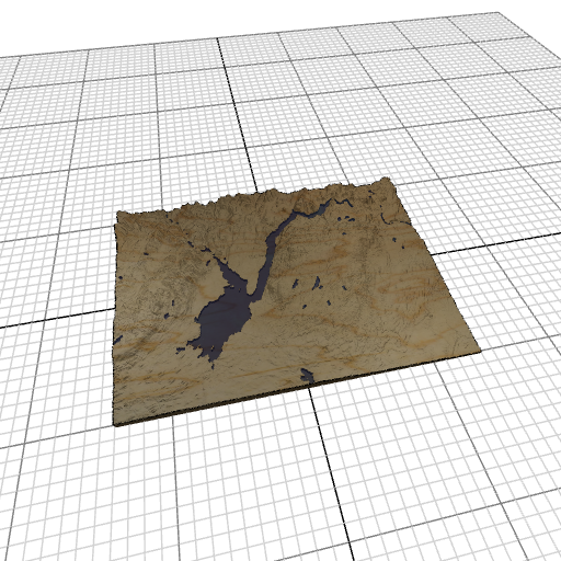 Custom 3d wooden map of Saratoga County,New York,United States