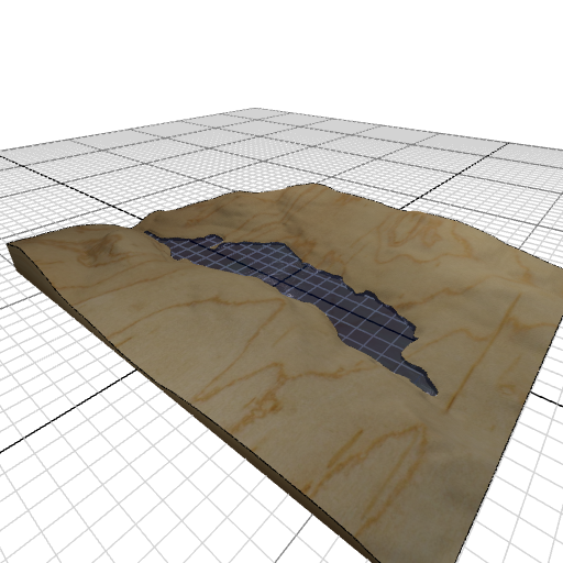 Custom 3d wooden map of Windham County,Vermont,United States