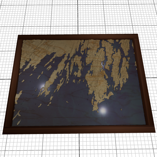 Custom 3d wooden map of Cumberland County,Maine,United States