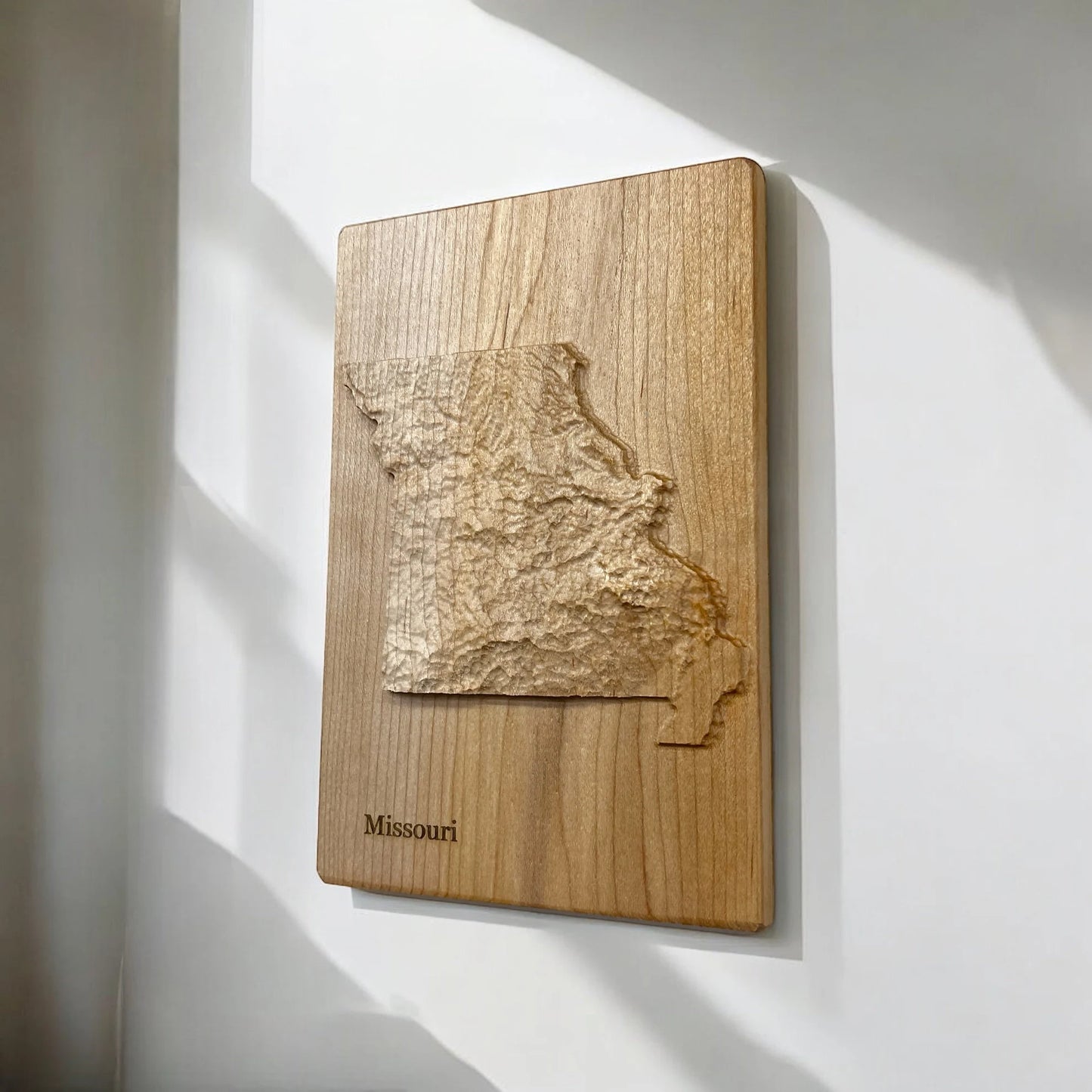 Missouri Topographic 3D Relief State Map | Missouri Map Gift