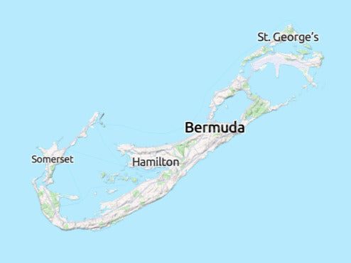 Custom 3d wooden map of Devonshire Parish,Bermuda