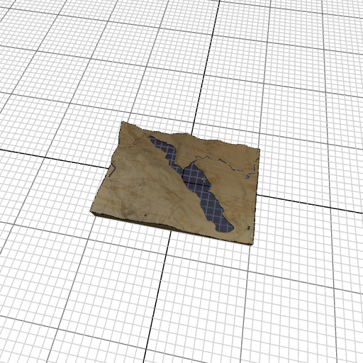 Custom 3d wooden map of Grafton County,New Hampshire,United States