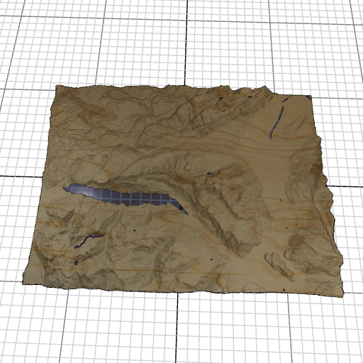 Custom 3d wooden map of Toggenburg District,St. Gallen,Switzerland