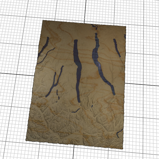 Custom 3d wooden map of Schuyler County,New York,United States