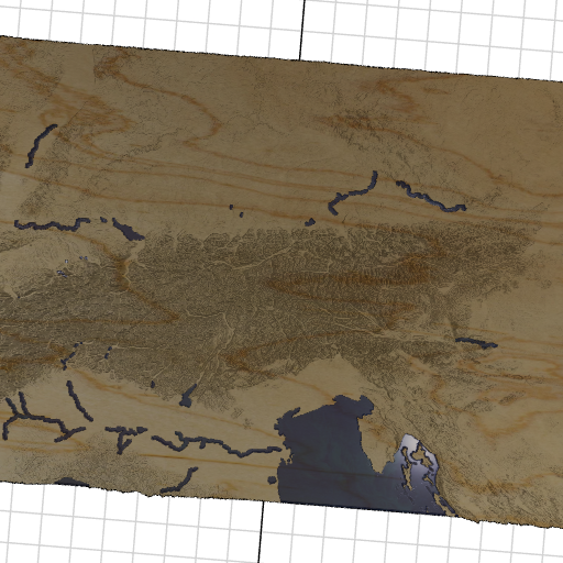 Custom 3d wooden map of Autonomous Province of Bolzano – South Tyrol,Trentino-South Tyrol,Italy