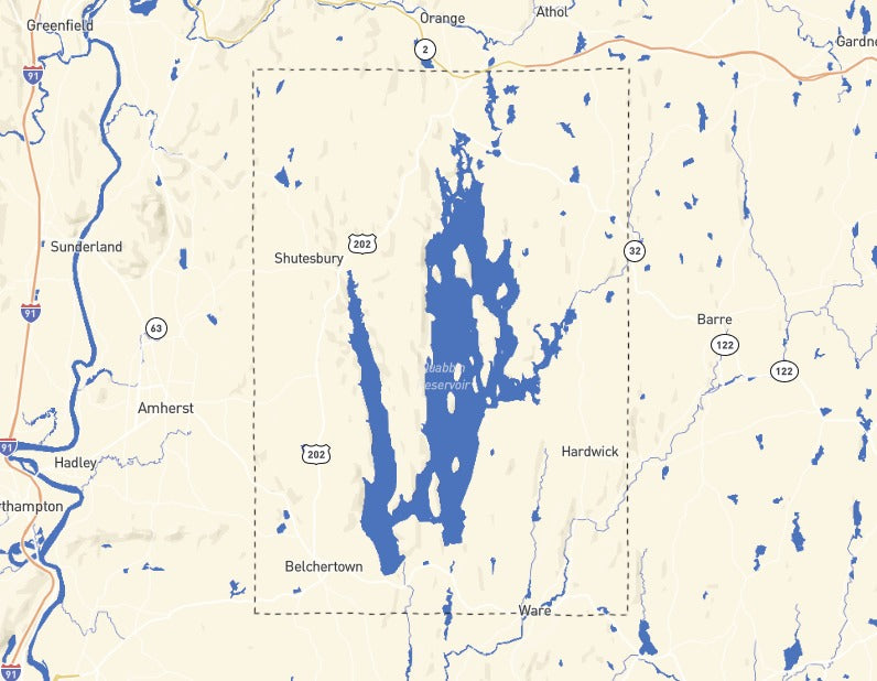 Custom Wooden Map of Franklin County, Massachusetts, United States