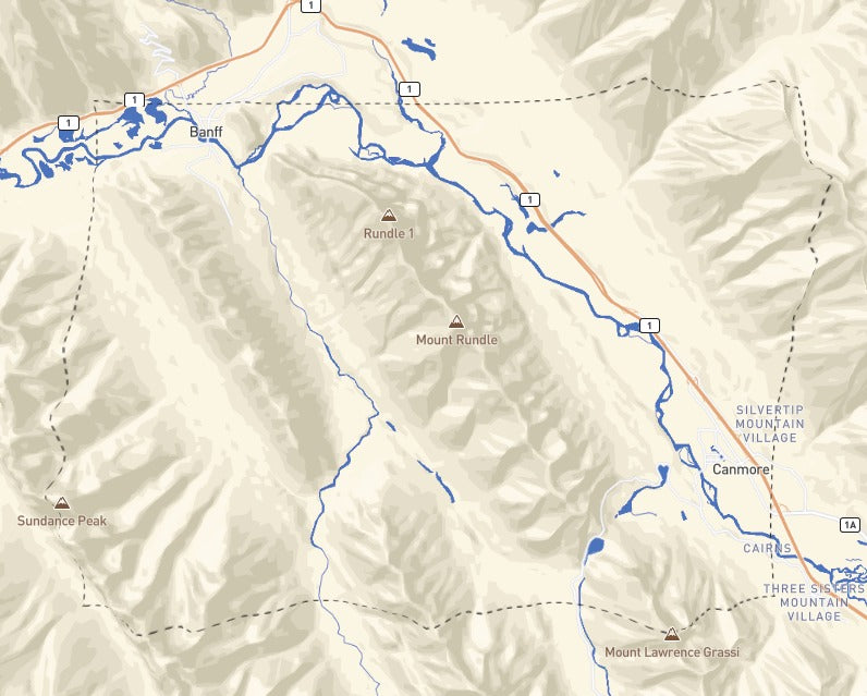 Custom Wooden Map of Bighorn No. 8, Alberta, Canada