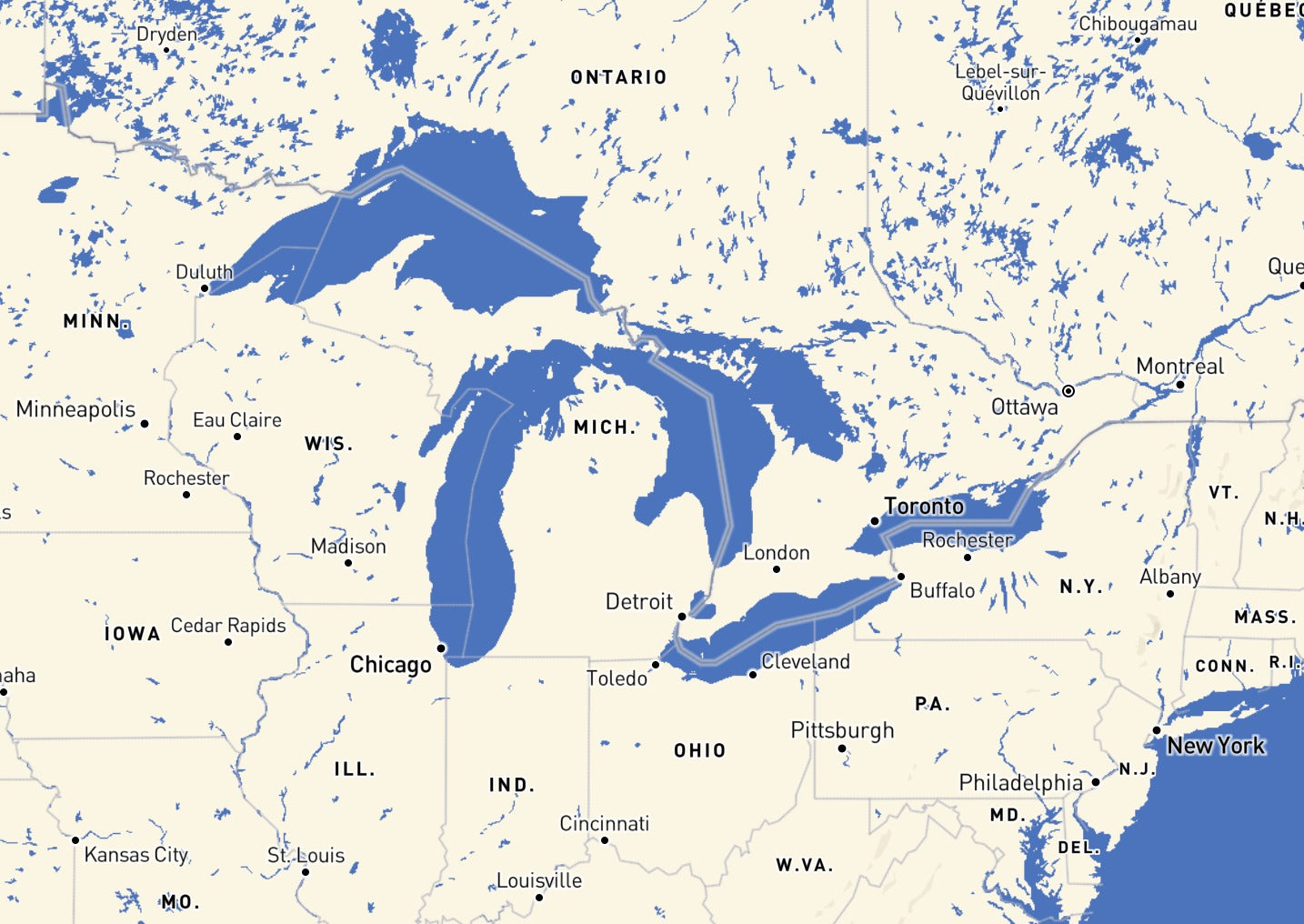 Custom Wooden Map of Iosco County, Michigan, United States