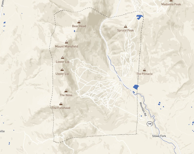 Custom Wooden Map of Lamoille County, Vermont, United States