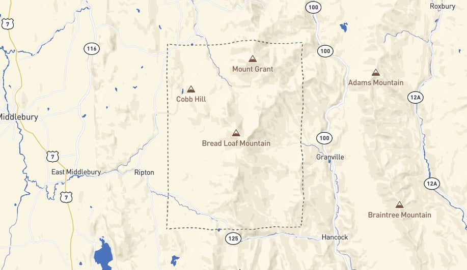 Custom Wooden Map of Addison County, Vermont, United States