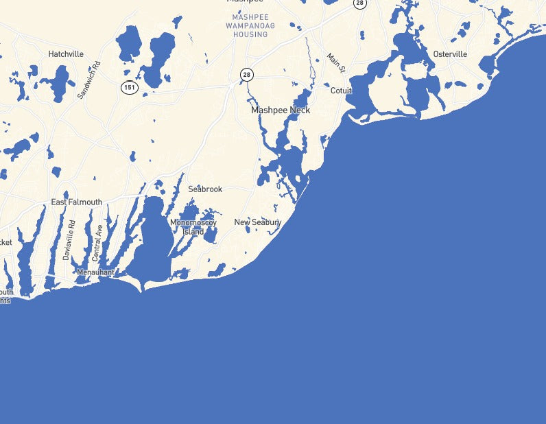 Custom Wooden Map of Barnstable County, Massachusetts, United States