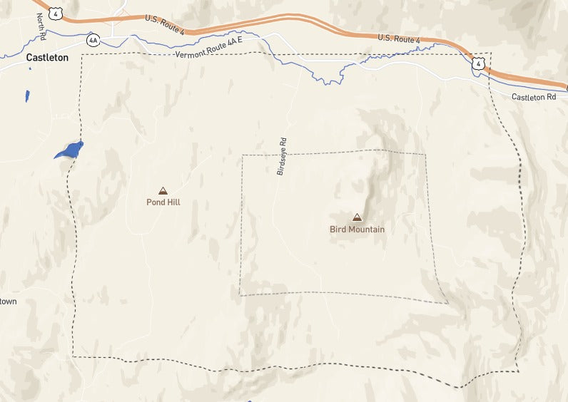 Custom Wooden Map of Rutland County, Vermont, United States