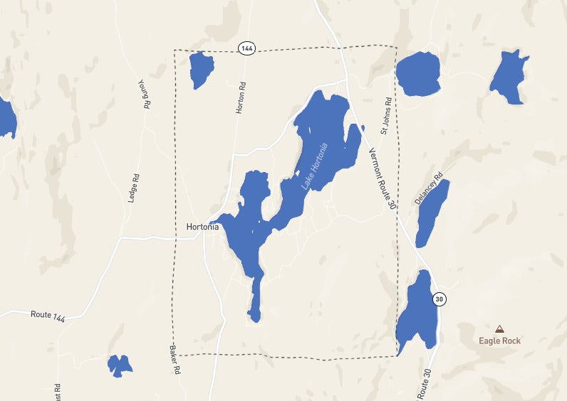 Custom Wooden Map of Rutland County, Vermont, United States