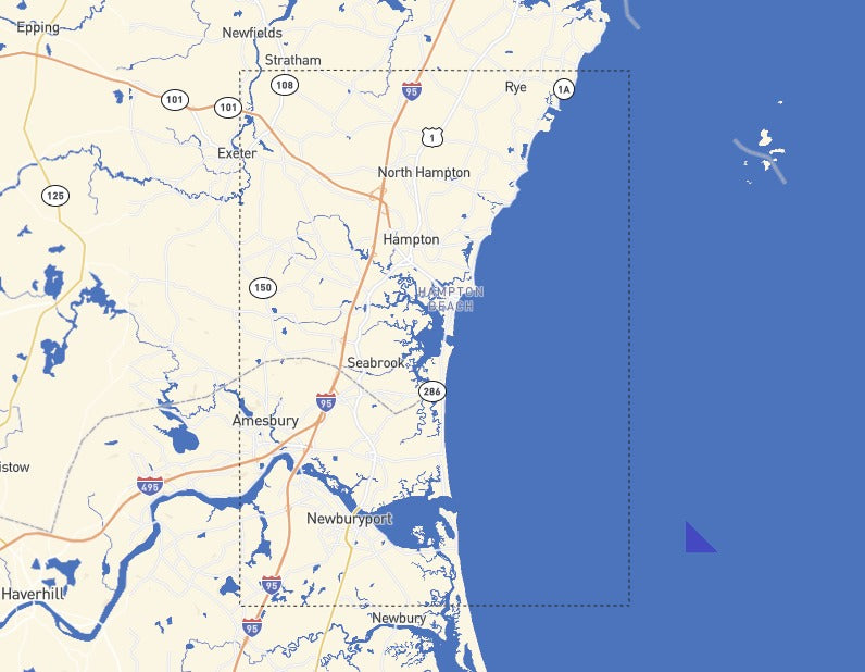 Custom Wooden Map of Rockingham County, New Hampshire, United States