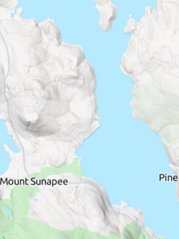 Custom 3d wooden map of Merrimack County,New Hampshire,United States