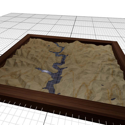Custom 3d wooden map of Delaware County,New York,United States