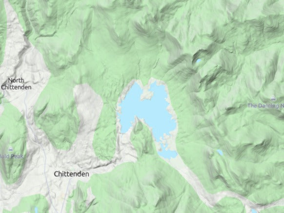 Custom 3d wooden map of Rutland County,Vermont,United States