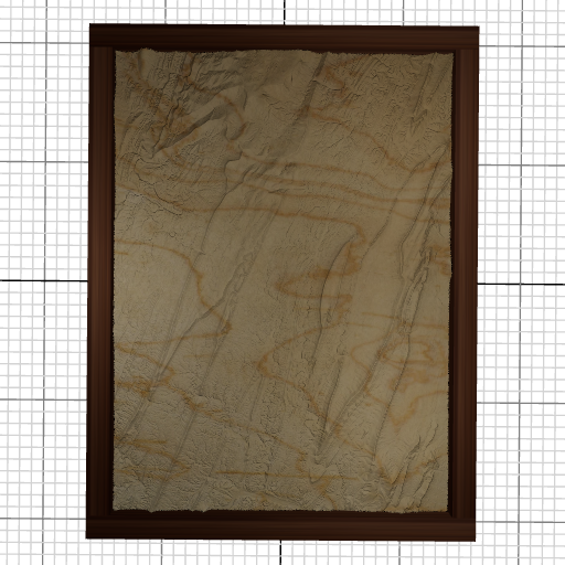 Custom 3d wooden map of Fulton County,Pennsylvania,United States