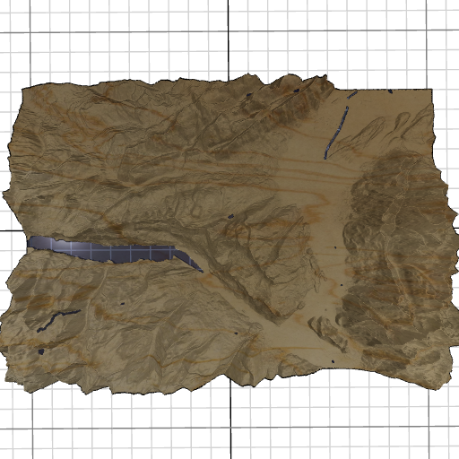 Custom 3d wooden map of Werdenberg District,St. Gallen,Switzerland