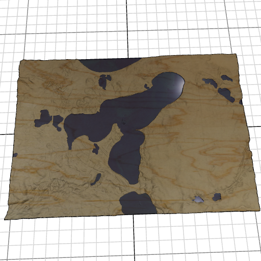 Custom 3d wooden map of Otter Tail County,Minnesota,United States